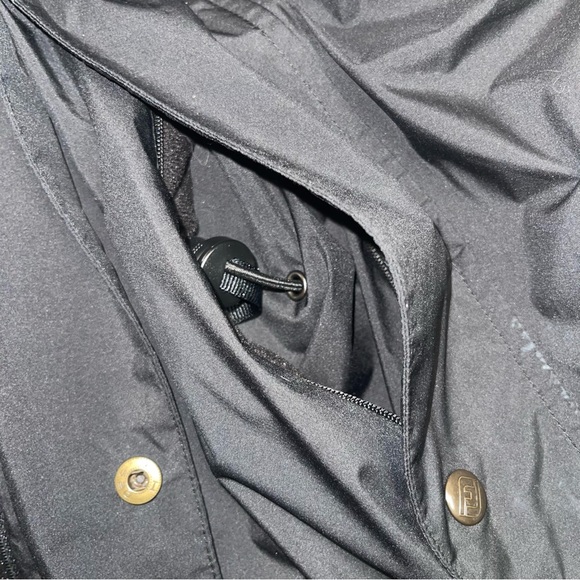 FOOTJOY DRYJOYS Mens Black Short Sleeve Button up Zip up Hidden Pocket Size Med - Picture 9 of 16